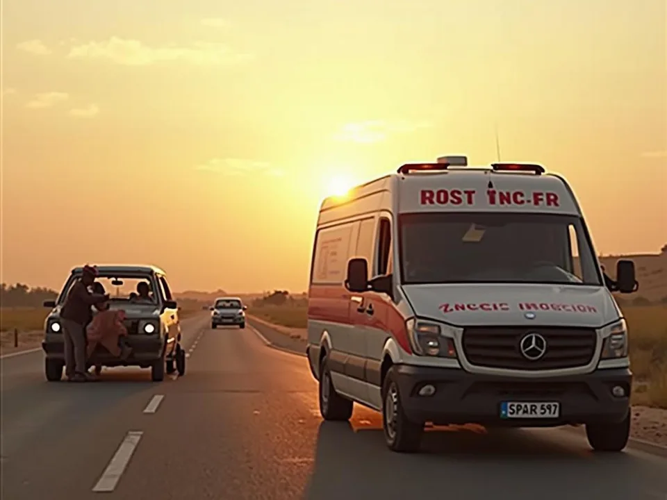 Assistance routière à un véhicule en panne près de Dakar