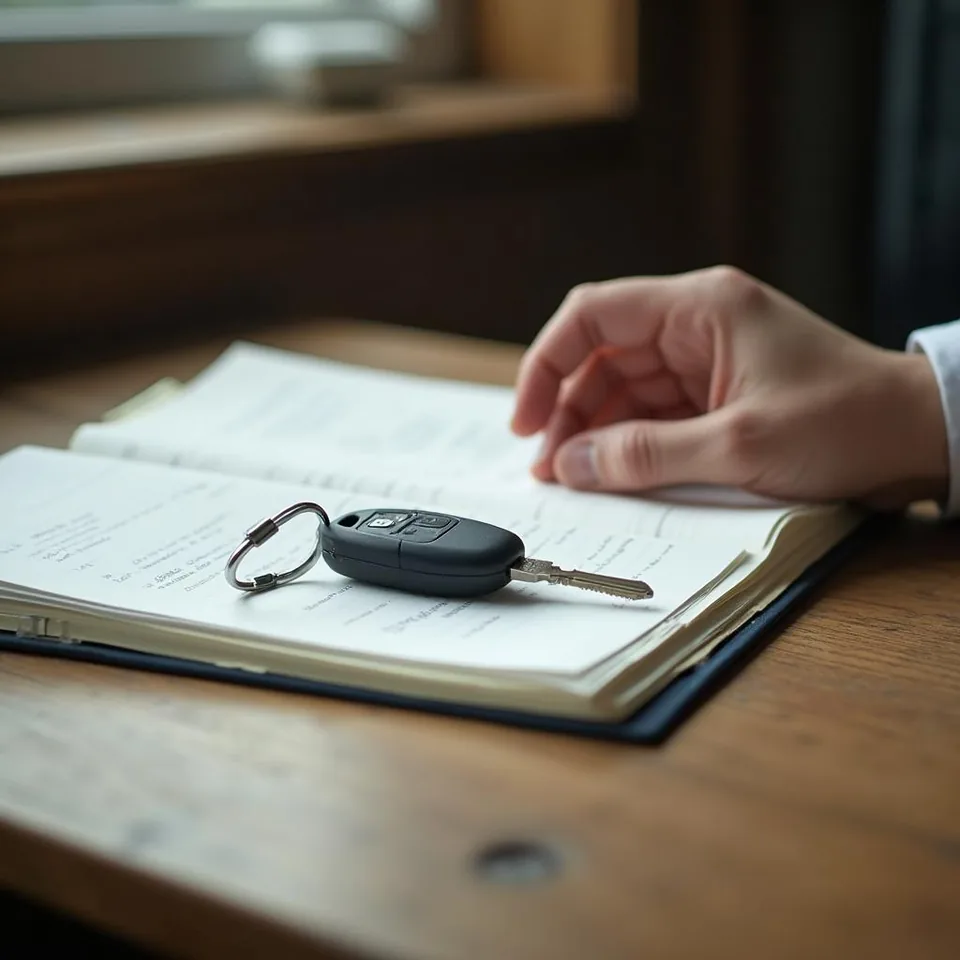 Remise des clés après souscription du contrat d'assurance